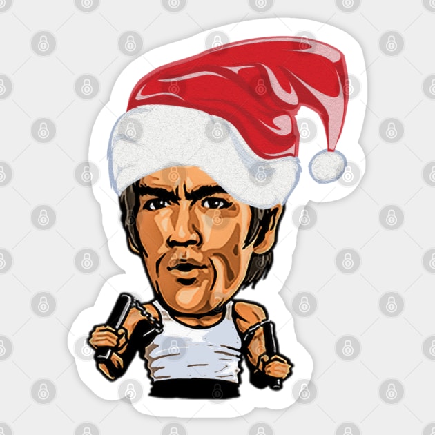 Santa Lee Sticker by Blind Ninja